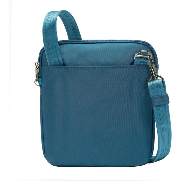 Lightweight Teal Anti-Theft Messenger Crossbody - Ultimate Travel Safety - Picture 10 of 13
